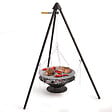 BARBECOOK - Brasero trépied Junko avec grille - Fonte - Noire - vignette