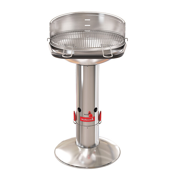 BARBECOOK - Barbecue charbon de bois inox Loewy 55 SST - grille 47,5 cm - large