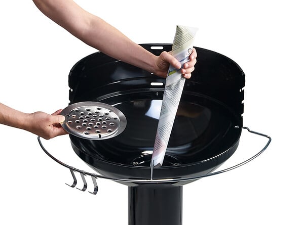 BARBECOOK - Barbecue charbon de bois inox Loewy 55 SST - grille 47,5 cm - large