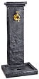 HAIRIE - Fontaine borne schiste anthracite H82.5cm - vignette