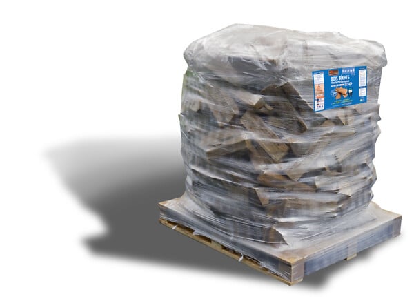 WOODSTOCK - Bûches de chauffage feuillus durs - 30 cm - 1300 dm³ - large