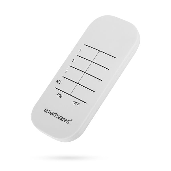 SMARTWARES - Kit de 3 prises commandées avec télécommande - large