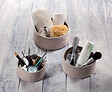 MSV - Spirella Panier de rangement TOBAGO Beige 17x9cm - vignette