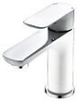 PERFECTLINE - Mitigeur lavabo blanc-chrome à économie d'eau Snow - vignette