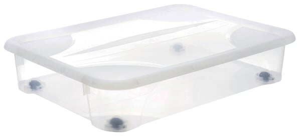 COTEKA - Dessous de lit GIGABOX 60 litres naturel - large