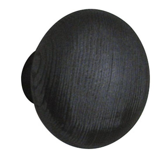 CIE D/BOIS - Patère 1 tête à fixer Soda - Anthracite - D7,5x6cm - large