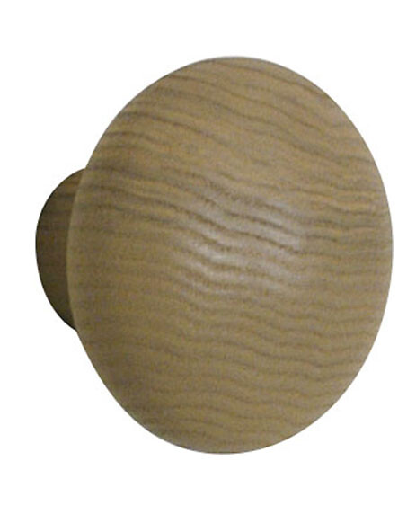 CIE D/BOIS - Patère 1 tête à fixer Soda - Bois - D7,5x6cm - large