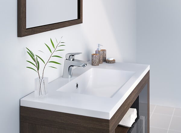 HANSGROHE - Mitigeur bas pour lavabo MyCube M - Chrome - large