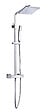 PERFECTLINE - Colonne de douche thermostatique - Chrome - 20x20cm - vignette