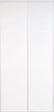 OPTIMUM - Ensemble portes de placard coulissantes blanc 1200x2500mm - vignette