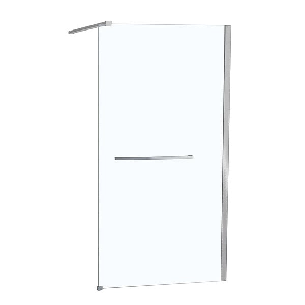 KINDFORD - Paroi de douche à l'italienne transparente - 8mm - 140x200cm - large