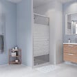 Porte de douche pivotante 4mm sérigraphiée - l80xH185cm - vignette