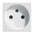 LEGRAND - Prise de courant sans terre Mosaic blanc - 2 modules - vignette
