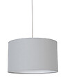 COREP - Suspension cyl. toile coton - Tourterelle - E27 100W - vignette