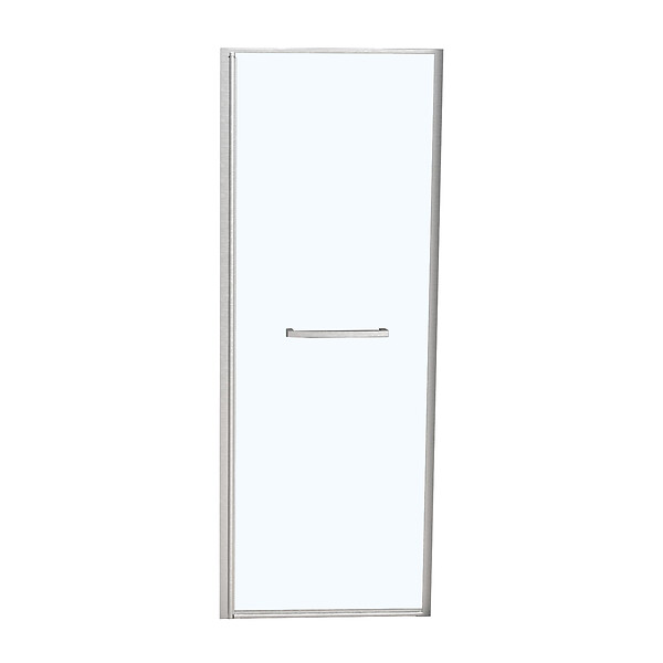 KINDFORD - Porte de douche pivotante en verre trempé - l90xH200cm - large