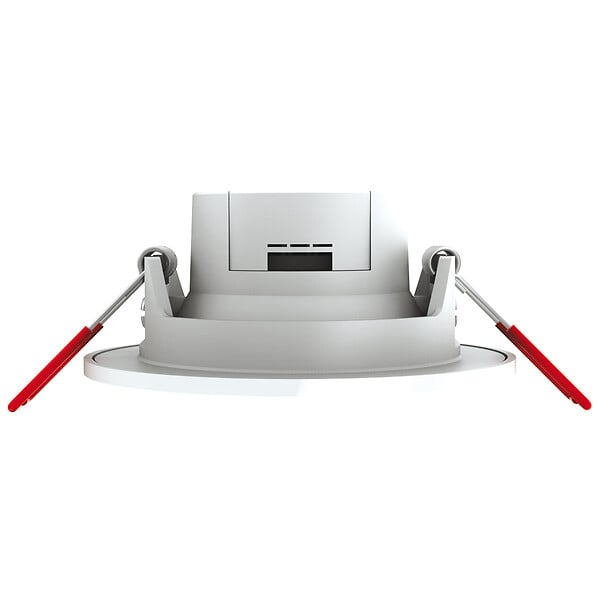XANLITE - Pack 3 spots LED intégrés encastrables orientables, 5,6W chacun, équivalent 50W, 345 lm, angle 36°, blanc neutre, 4000K, classe énergétique A+, 6 anneaux interchangeables blanc et silver Fournissez vo - large