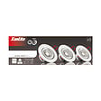 XANLITE - Pack 3 spots LED intégrés encastrables orientables, 5,6W chacun, équivalent 50W, 345 lm, angle 36°, blanc neutre, 4000K, classe énergétique A+, 6 anneaux interchangeables blanc et silver Fournissez vo - vignette
