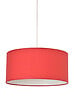 COREP - Suspension cylindrique coton - Cerise - E27 100W - vignette