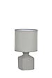COREP - Lampe à poser céramique mat Ida Cendre - Culot E14 - 40W - vignette