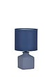 COREP - Lampe ceram mat ida bleu - vignette