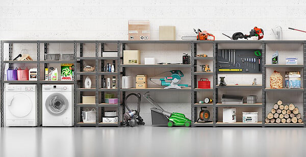 Kit d'étagère modulaire KIT START - H.192cm - large