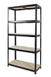 Etagère modulable - Bois et métal - 5 plateaux - 40x90x180cm - vignette