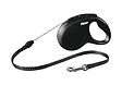 FLEXI - Laisse à enrouleur cordon New Classic Small Noir 5m - vignette