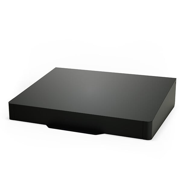 LE MARQUIER - Couvercle plancha acier époxy Signature Allure 60 noir - large