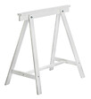 ASTIGARRAGA KIT LINE - Tréteau déco blanc pin massif - 72x70x41cm - vignette