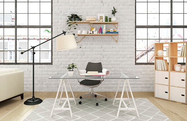 ASTIGARRAGA KIT LINE - Tréteau déco blanc pin massif - 72x70x41cm - large