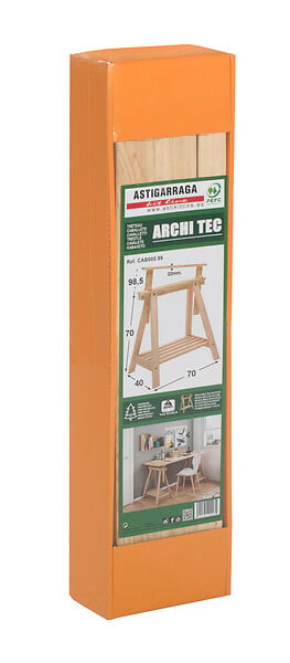 ASTIGARRAGA KIT LINE - Tréteau architecte pin massif non vernis - large