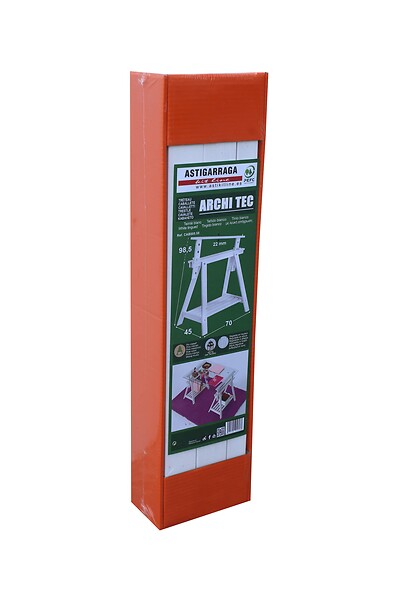 ASTIGARRAGA KIT LINE - Tréteau Architec pin massif Blanc - large