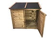 CHALET & JARDIN - Coffre bois Trocadéro - Marron - L.105xP.86xH.97.7cm - vignette