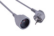 MC KENZIE - Prolongateur 10-16A - Gris - L5m - vignette