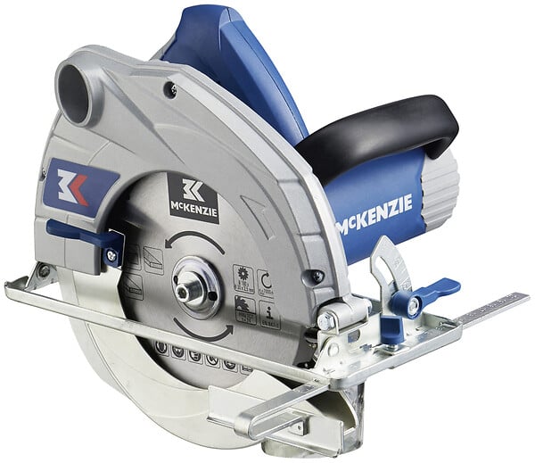 MC KENZIE - Scie circulaire - Bleu et gris - 1400W - large