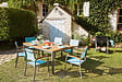 Fauteuil de jardin empilable calanque design - vignette