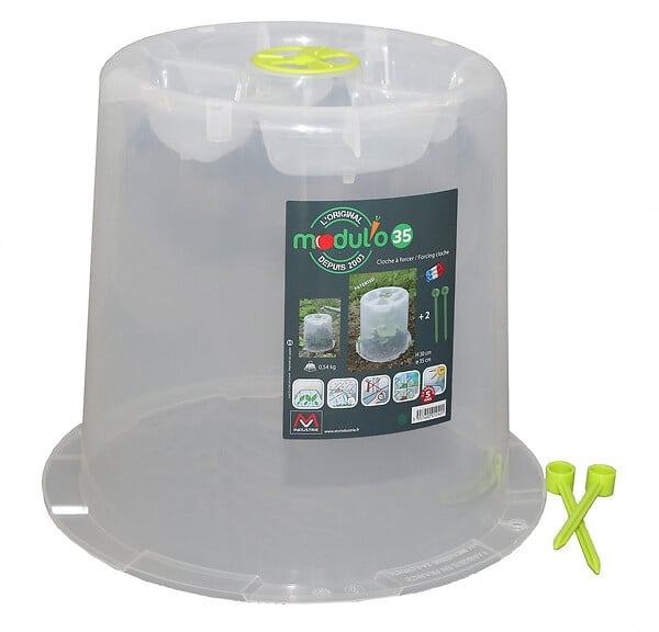 MODULO - Cloche Modul'o 35 avec 2 piquets - Diam.35xH.30cm - large