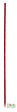 MIKADO - Tuteur Plastique 180cm Rouge Cerise - vignette