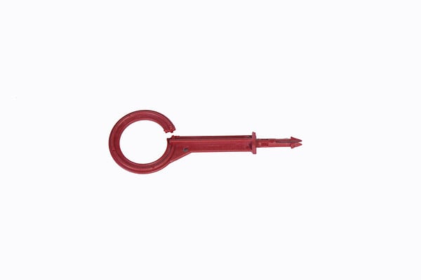 MIKADO - Sachet de 6 attaches tuteur Rouge Cerise - large