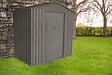 CHALET & JARDIN - Abri de jardin métal imitation bois - L.201xP.121xH.190cm - vignette