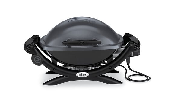 WEBER - Barbecue électrique Q 1400 gris foncé 1560W - large