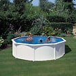 GRE - Piscine ronde acier - Blanc - Diam.4,80xH.1,22m - vignette