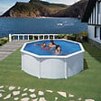 GRE - Piscine avec filtration sable  - Ronde - Acier - D3,70xH1,22m - vignette