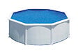 GRE - Piscine avec filtration sable  - Ronde - Acier - D3,70xH1,22m - vignette