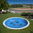 GRE - Piscine à enterrer - Ronde - D420xH150cm - vignette