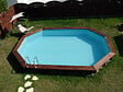 SUNBAY - Piscine bois ovale AURIGA - L.5.51xl.3.51xH.1.19m - vignette