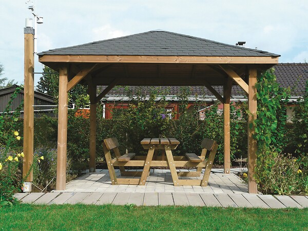 SOLID - Kiosque de jardin - Bois - large