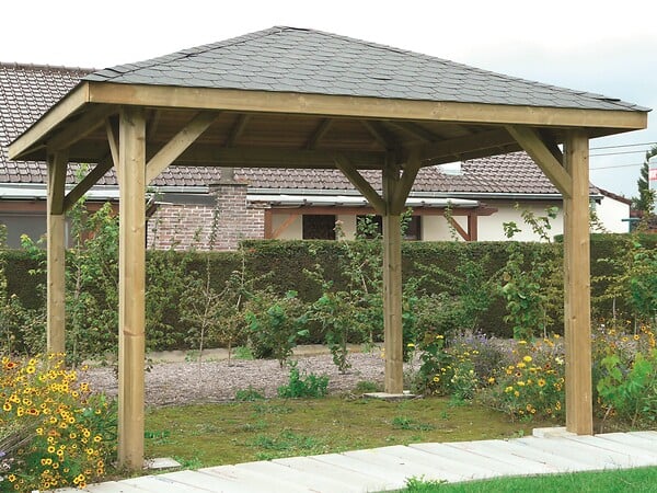 SOLID - Kiosque de jardin - Bois - large