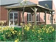 SOLID - Kiosque de jardin en bois - L.629xH.289xP.347cm - vignette