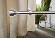 MODE DE VIE - Kit de tringle boule extensible - Chrome - 120/210cm - D16/19mm - vignette
